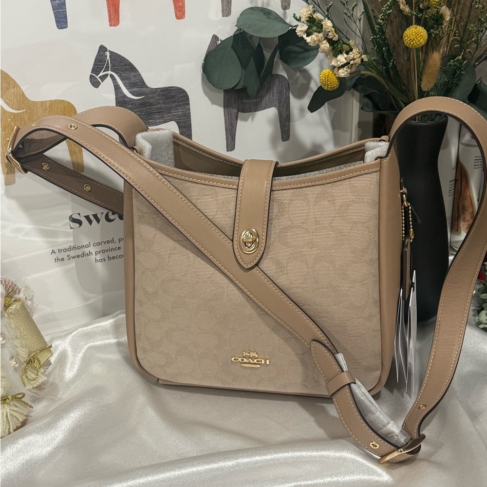 Coach CAK50 Hadley Convertible Crossbody Bag+CAP12 wallet NWT